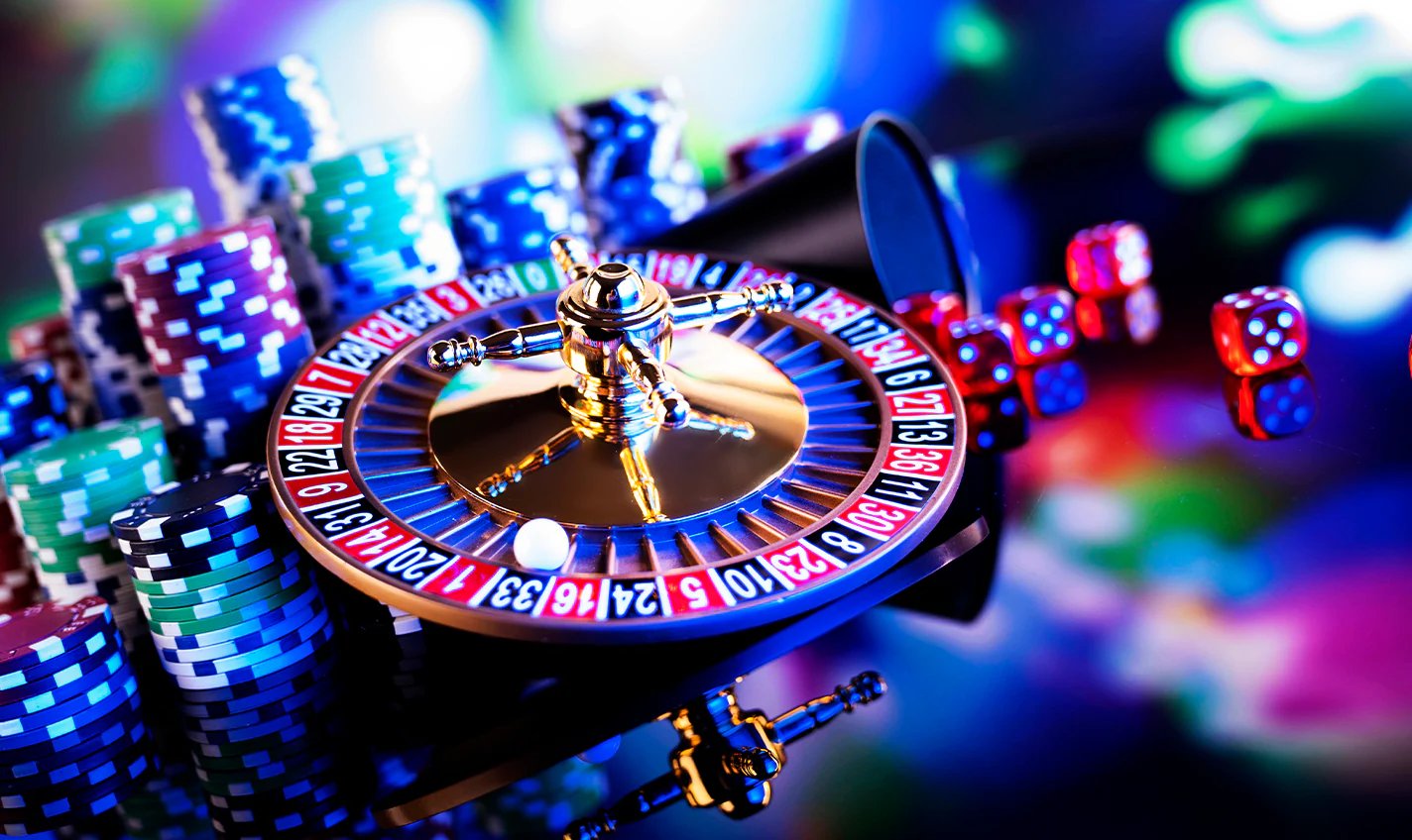 Exciting view of live casino dealer in action
